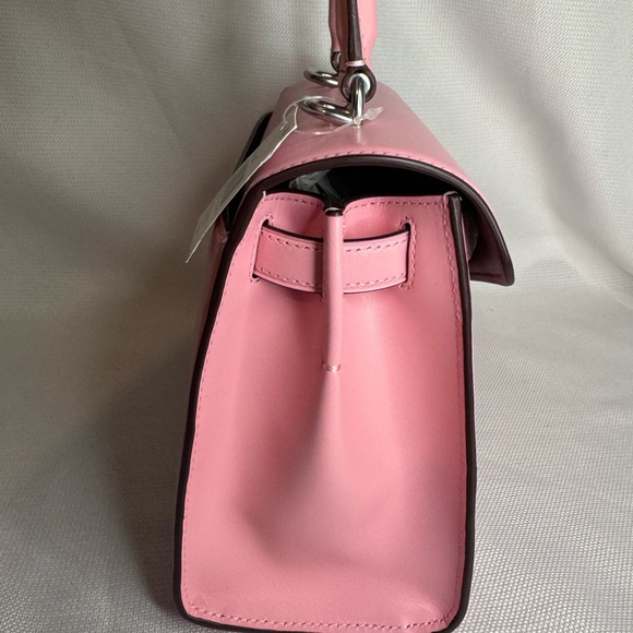 SOLD Coach Sammy Top Handle Bubblegum Pink Crossbody Glovetanned Leather NWT - Picture 4 of 9